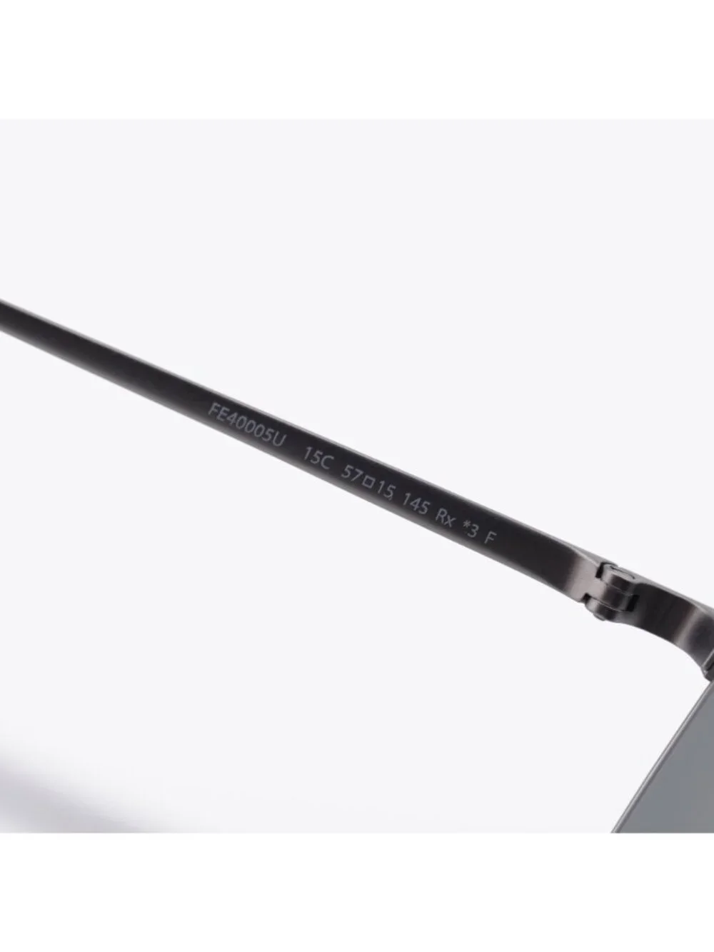 Fendi FE40005U 15C Unisex Sunglasses Ruthenium Aviator Frame, Mirror Lenses